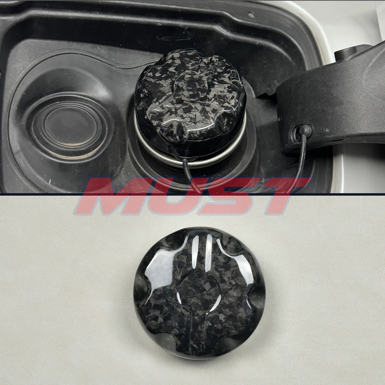 Carbon Fiber Fluid Cap Covers for BMW – Oil, Coolant & Fuel (F & G Series)