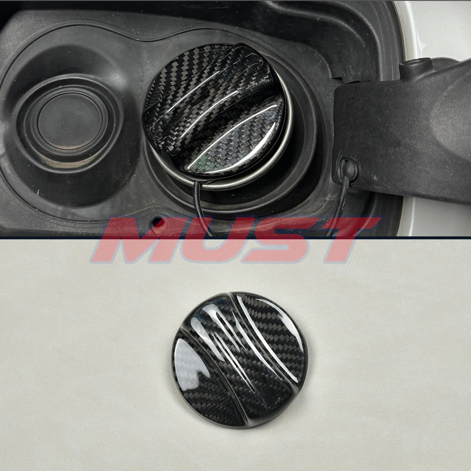Carbon Fiber Fluid Cap Covers for BMW – Oil, Coolant & Fuel (F & G Series)