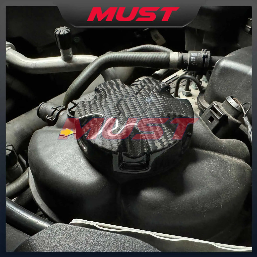 Carbon Fiber Fluid Cap Covers for BMW – Oil, Coolant & Fuel (F & G Series)