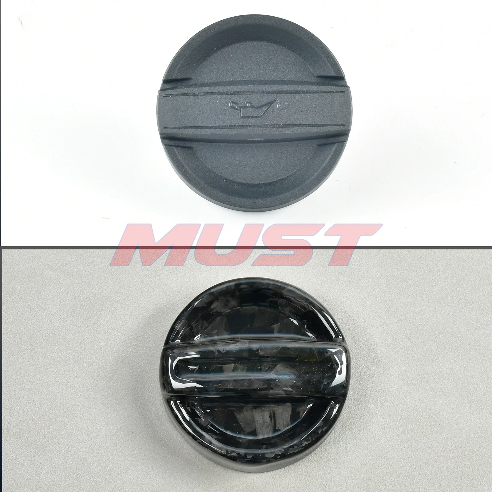 Carbon Fiber Fluid Cap Covers for BMW – Oil, Coolant & Fuel (F & G Series)