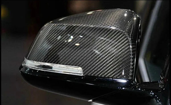 Carbon fiber side mirror cover for BMW 1 2 3 4 x series
