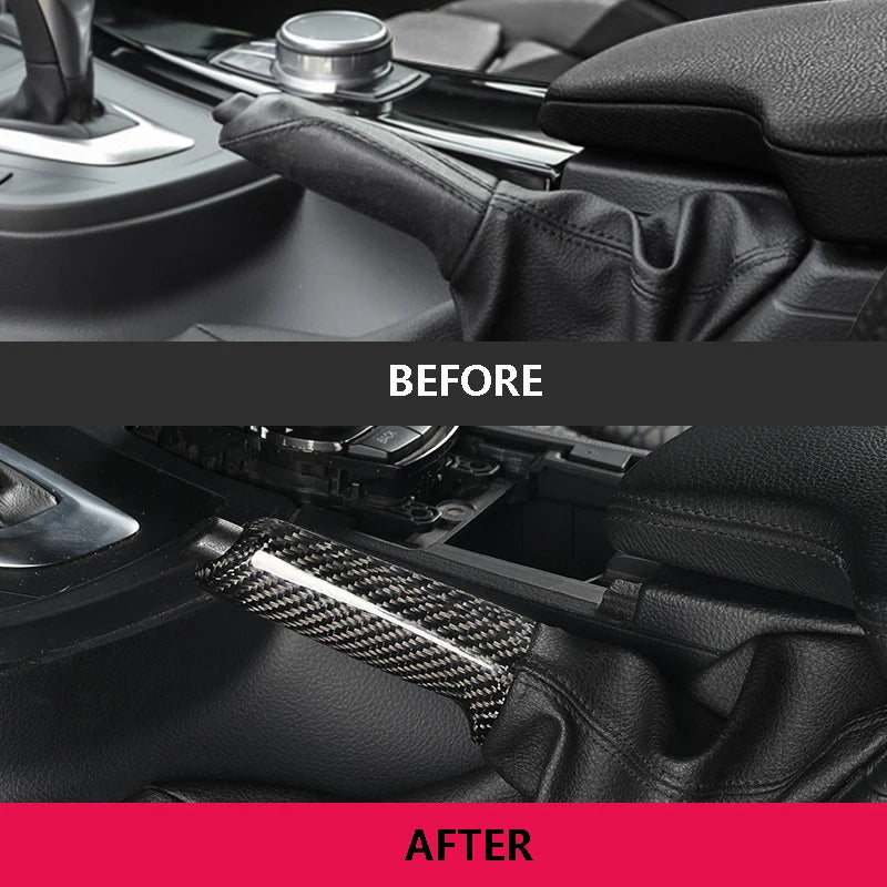 Handbrake Cover for BMW (Genuine Carbon Fibre)