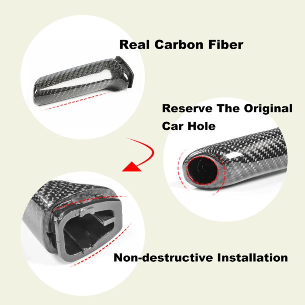 Handbrake Cover for BMW (Genuine Carbon Fibre)