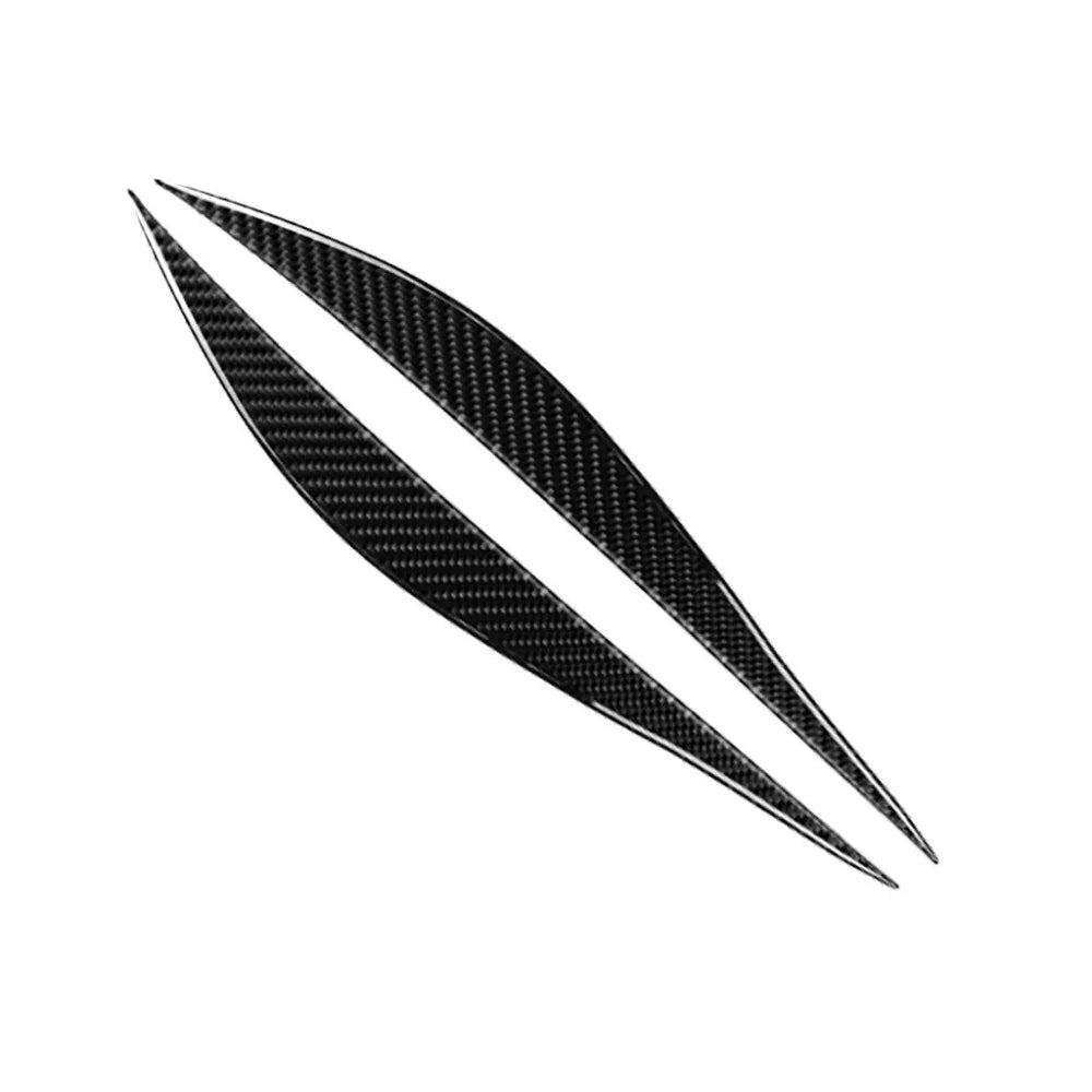 Carbon Fiber Headlight Eyebrows for BMW F30 3 Series (2013–2018)